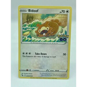 Bidoof 059/078‎ Common Pokemon Go Non-Holo Pokemon TCG Mint Unplayed